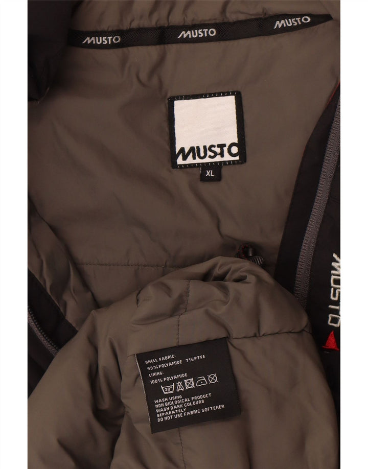 Colete acolchoado masculino Musto UK 42 XL preto poliamida