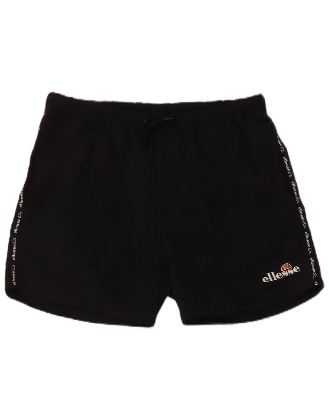 Ellesse Shorts de natação masculino gráfico pequeno poliéster preto