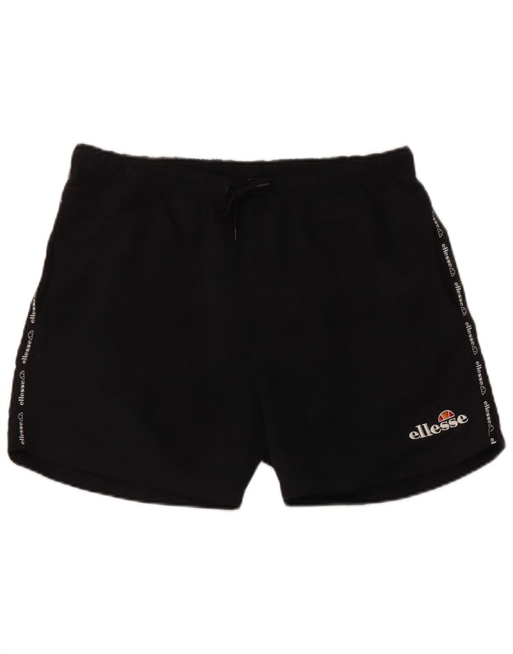 Ellesse Shorts de natação masculino gráfico pequeno poliéster preto