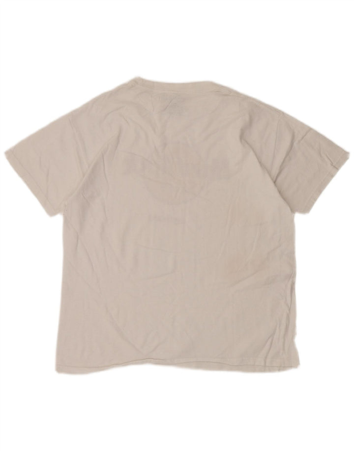 Camiseta feminina Hard Rock Miami com estampa gráfica UK 14 algodão branco médio