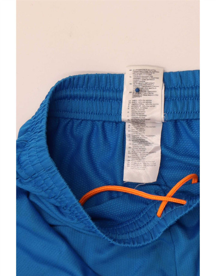 Shorts esportivos gráficos masculinos Adidas pequeno azul poliéster