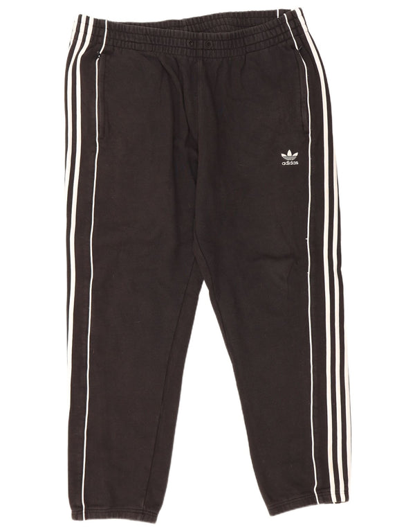 Adidas Mens Treino Calças Joggers 2XL Algodão Preto