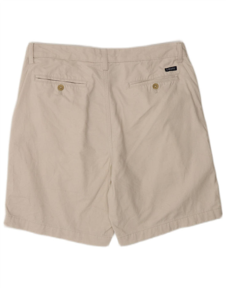Shorts Chino Masculino Chaps W34 Grande Algodão Bege