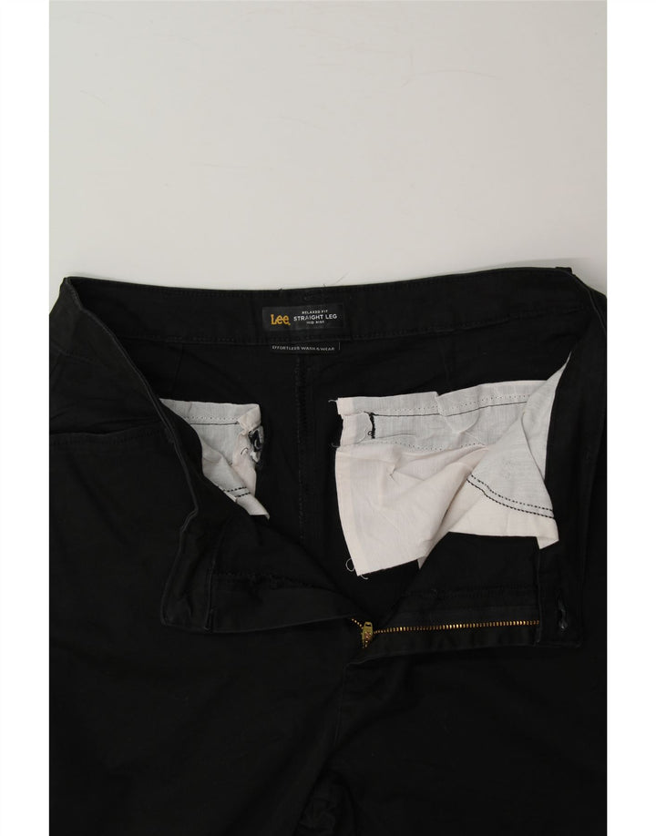 LEE Mens Relaxed Fit Casual Trousers W34 L30 Black Vintage Lee and Second-Hand Lee from Messina Hembry 