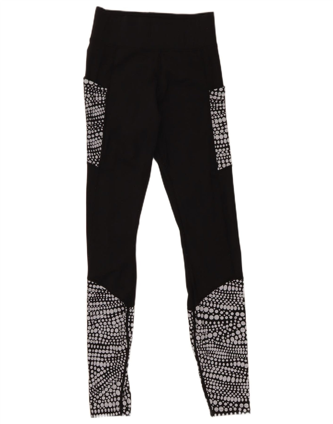 Leggings femininas Mountain Warehouse UK 6 XS poliamida manchada preta