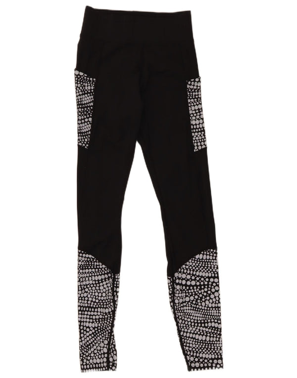 Leggings femininas Mountain Warehouse UK 6 XS poliamida manchada preta