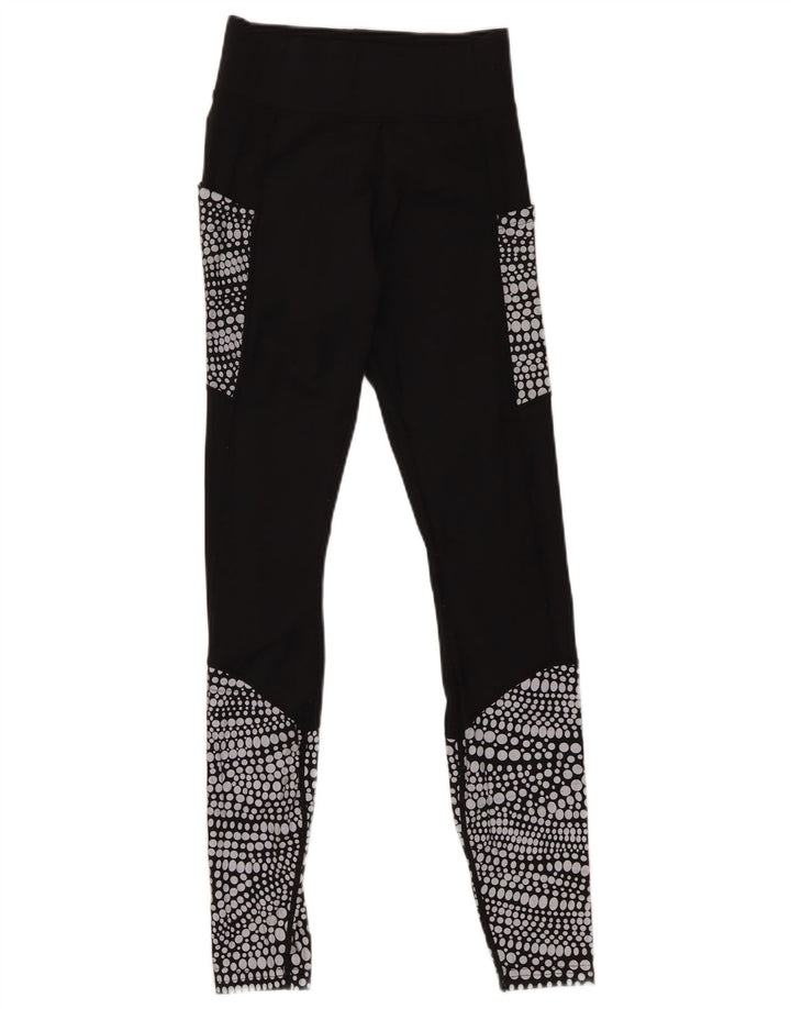 Leggings femininas Mountain Warehouse UK 6 XS poliamida manchada preta