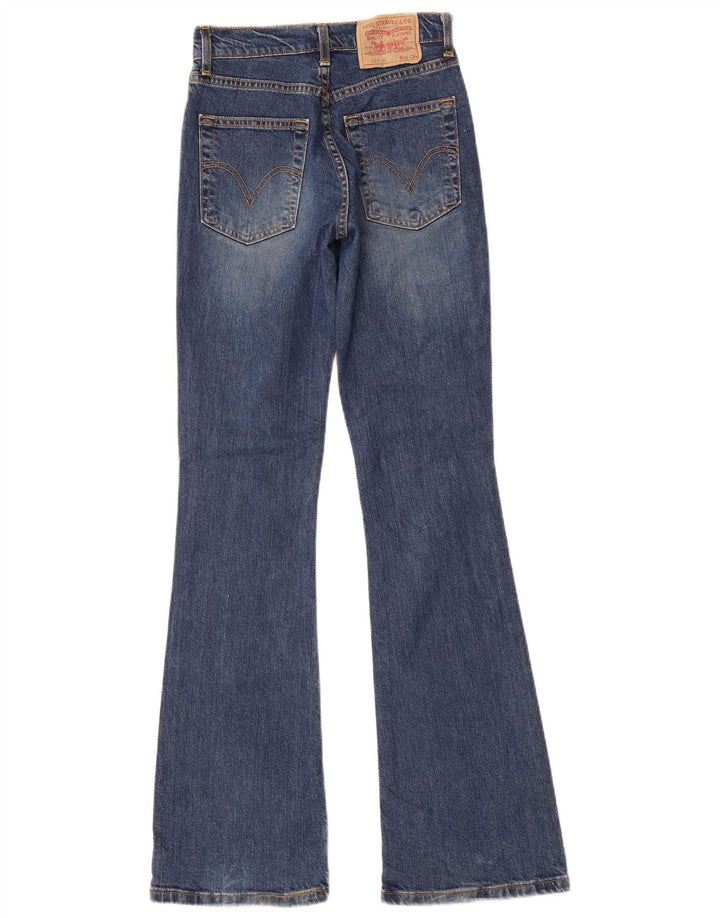 Calça jeans feminina LEVI'S 525 Bootcut W26 L34 azul algodão