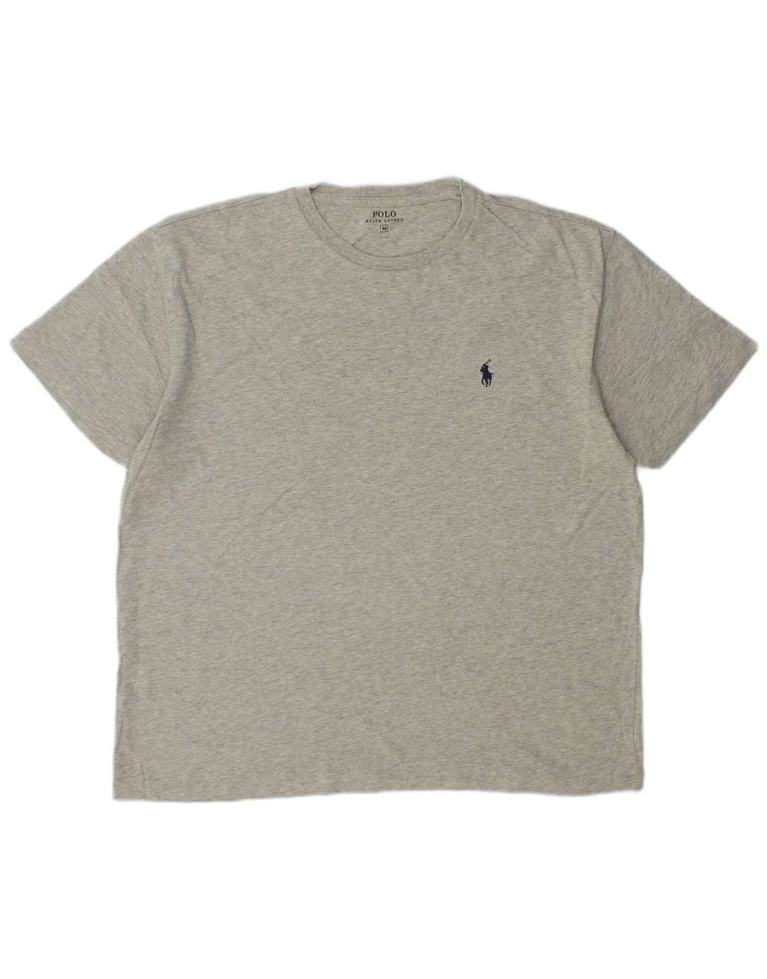 Camiseta masculina Polo Ralph Lauren Top cinza médio manchado