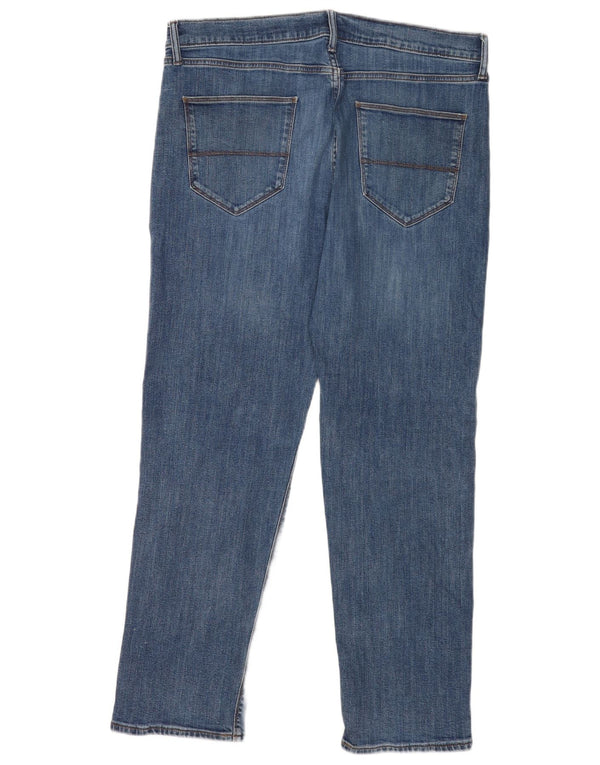 Jeans retos masculinos Marks & Spencer W36 L31 algodão azul