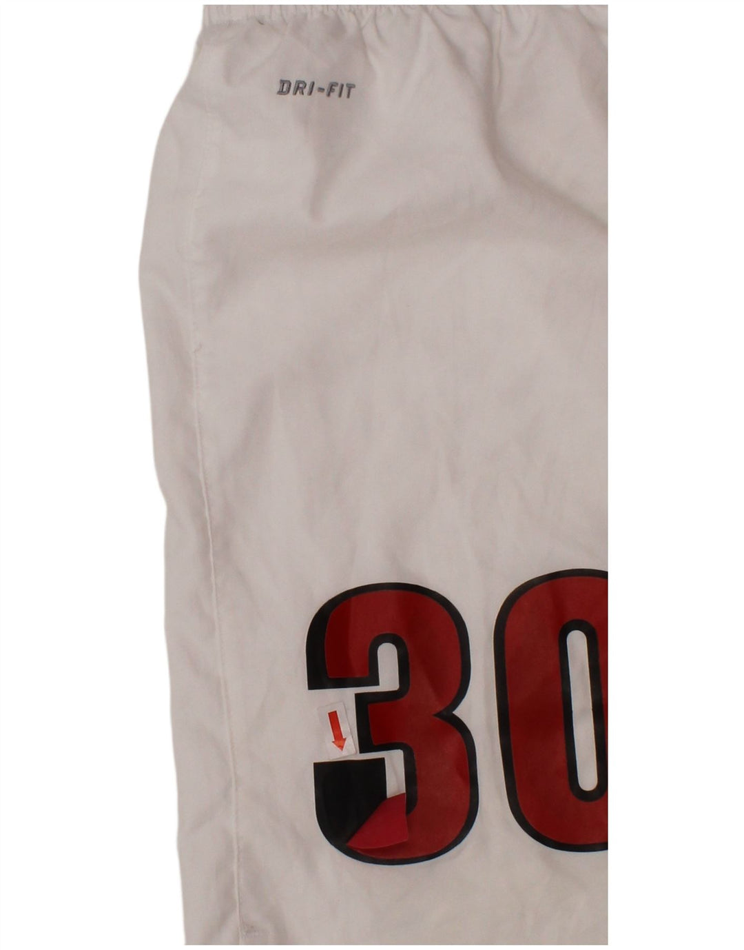 NIKE Boys Dri Fit Graphic Sport Shorts 12-13 anos grande poliéster branco