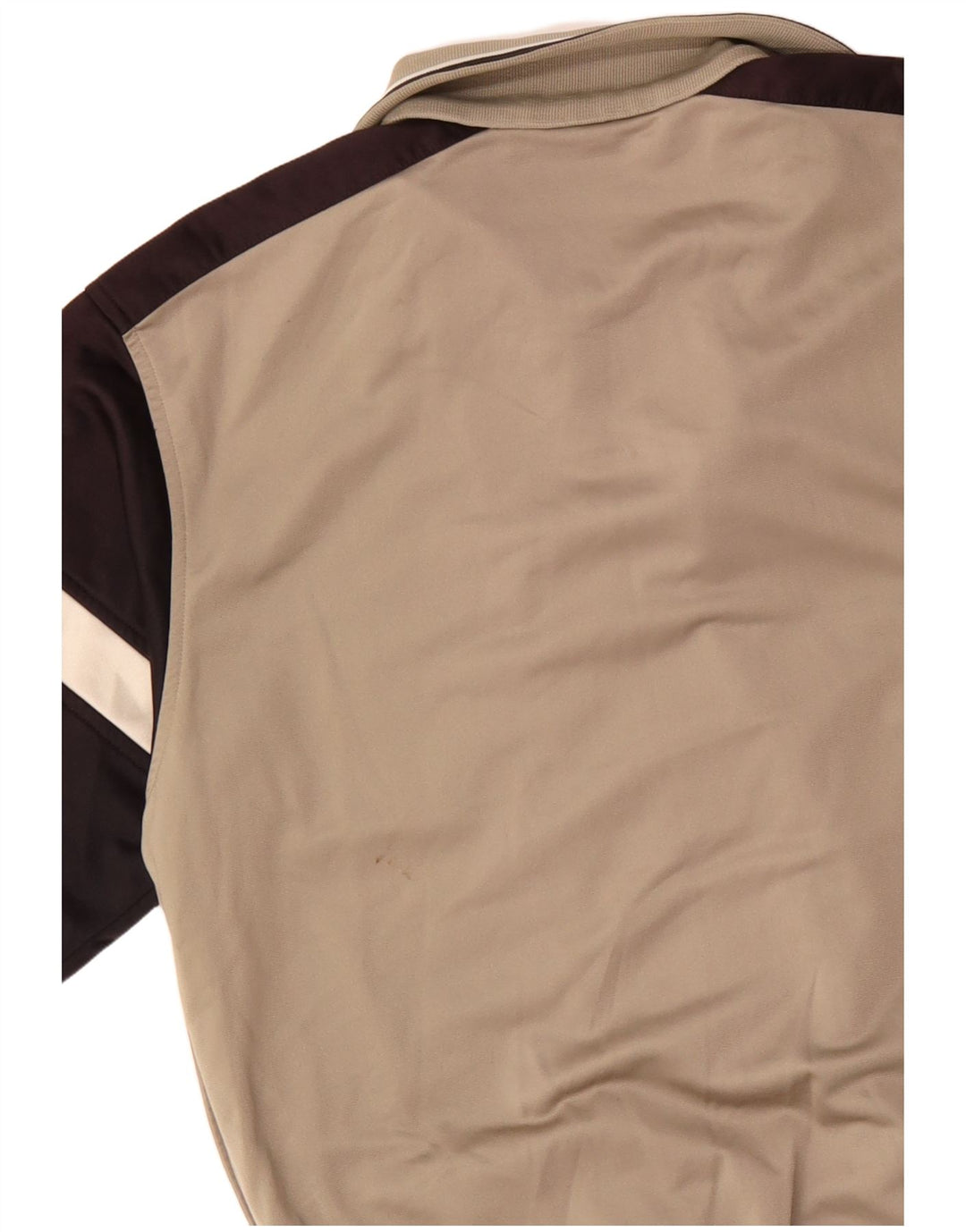 Kappa Mens Treino Top Jacket Pequeno Bege Colourblock Poliéster