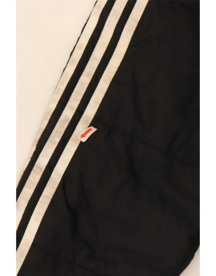 Casaco acolchoado com capuz Adidas Boys 13-14 anos preto poliéster