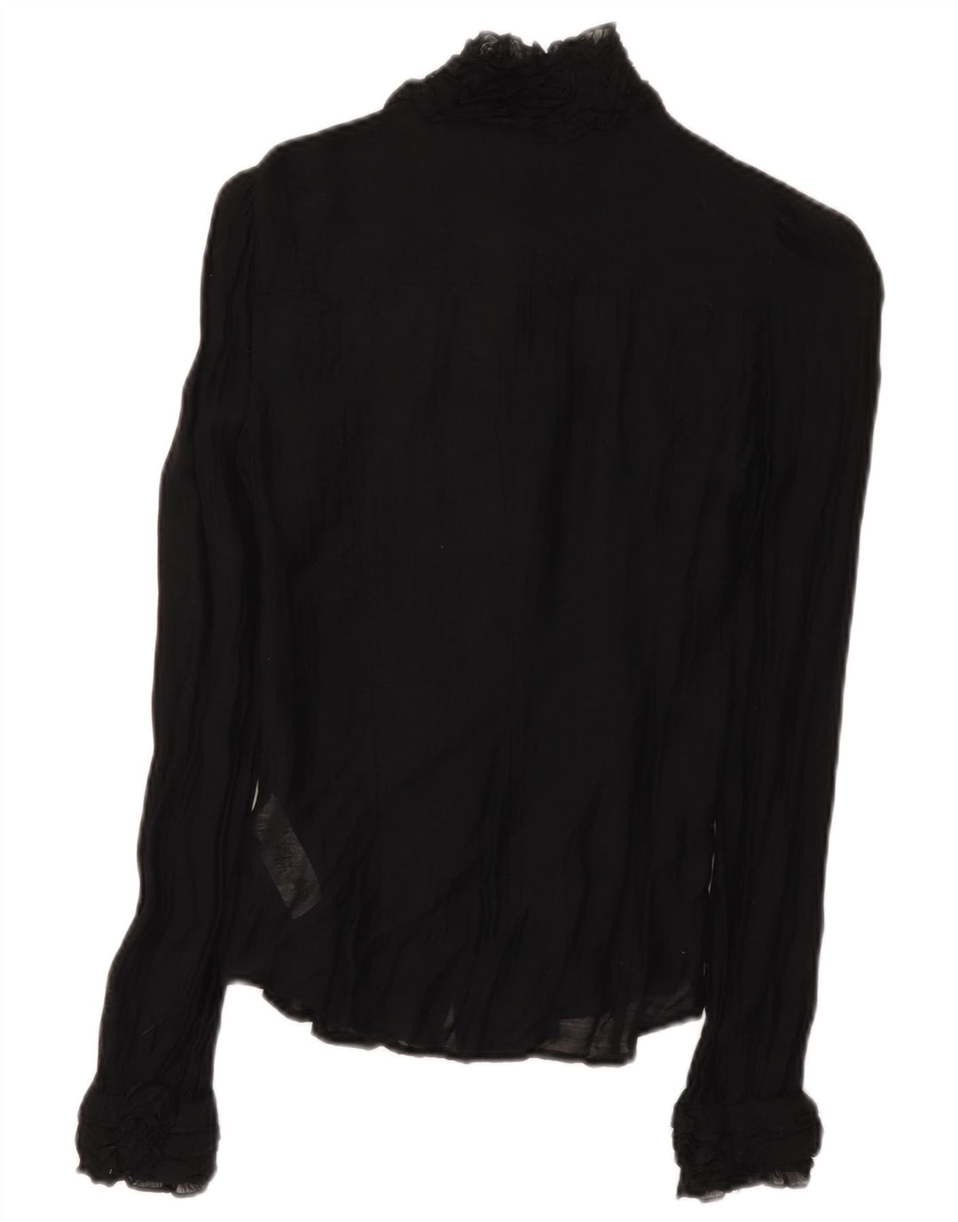 Blusa Camisa Feminina French Connection Reino Unido 6 XS Preto Modal