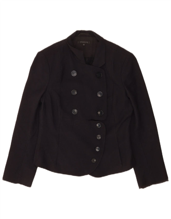 Jaqueta blazer feminina Patrizia Pepe com peito duplo IT 44 médio azul marinho