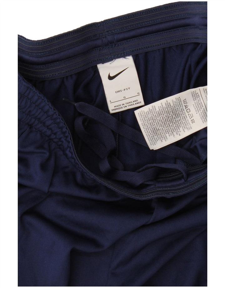 Calça de treino masculina Nike Tottenham grande bloco colorido azul marinho