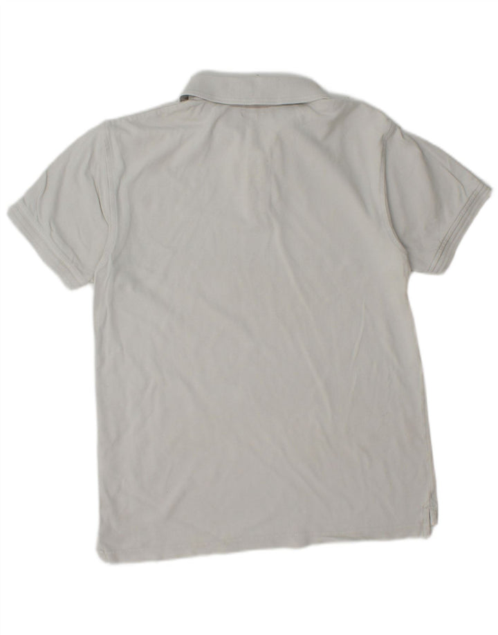 Camisa polo masculina LEVI'S pequena branca de algodão colorblock