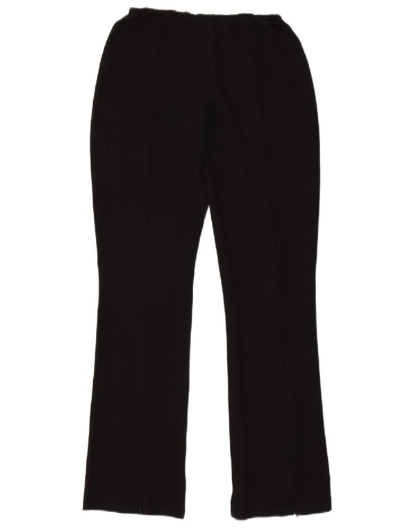 Calça casual feminina Topshop Bootcut UK 10 pequena W26 L32 preta clássica