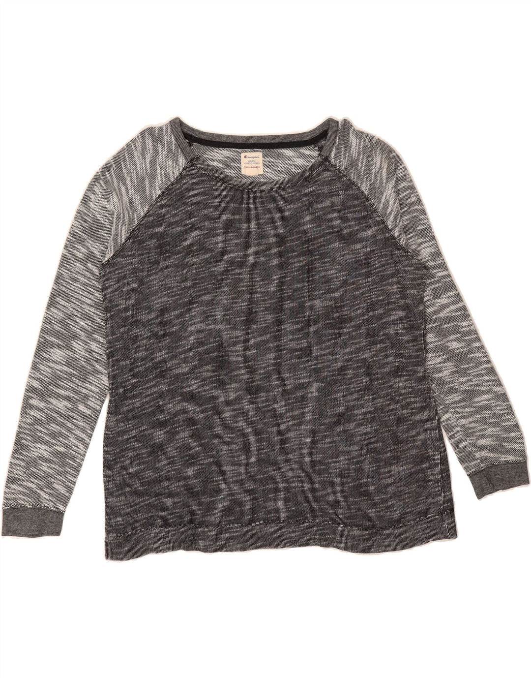 CHAMPION Womens Sweatshirt Jumper UK 18 XL Grey Colourblock Cotton Vintage Champion and Second-Hand Champion from Messina Hembry 