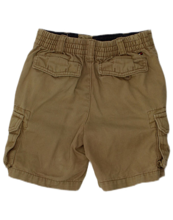 Shorts cargo Tommy Hilfiger para bebês meninos 12-18 meses W20 algodão cáqui