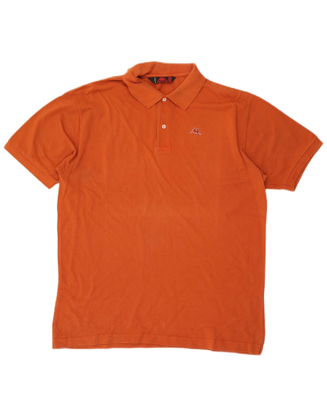 Camisa polo masculina KAPPA 2XL algodão laranja