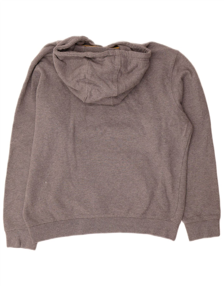 Jumper com capuz gráfico masculino CAT grande algodão cinza