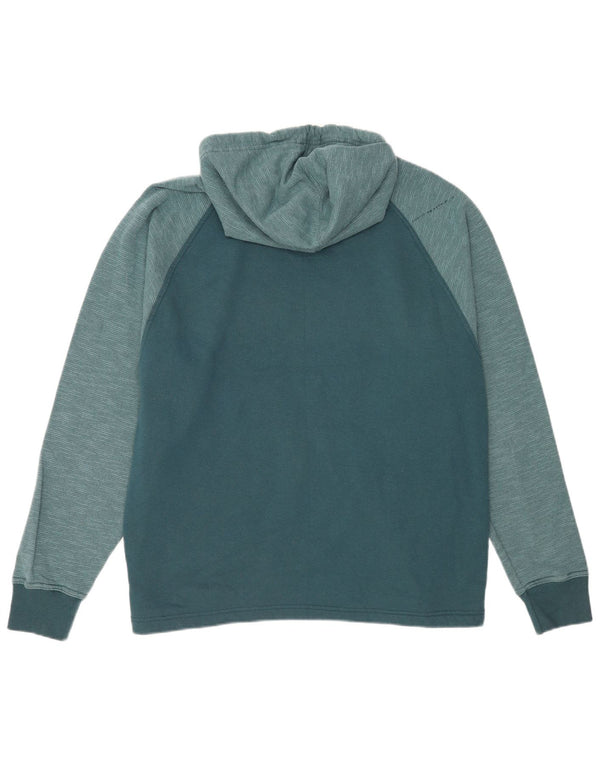 Jumper com capuz masculino Champion Regular Fit grande algodão colorido verde