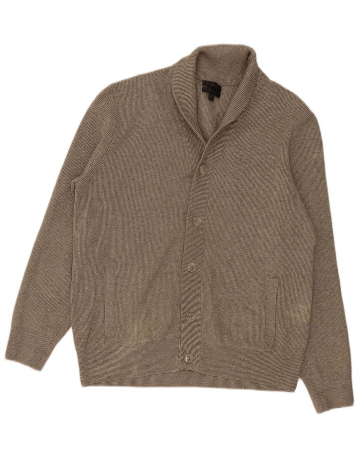 Suéter cardigã masculino MARKS & SPENCER Reino Unido 44/46 XL poliéster cinza