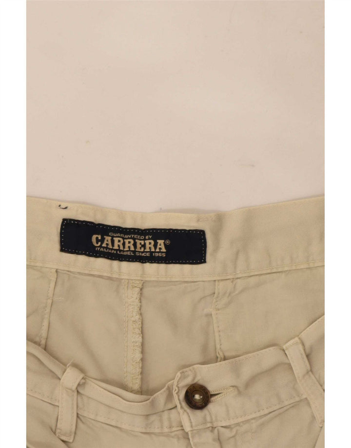 Carrera Mens Pegged Chino Shorts W32 Médio Bege