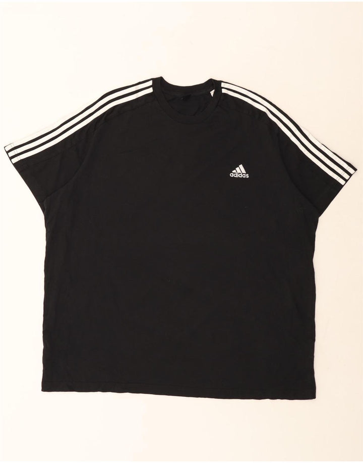 Camiseta masculina Adidas Top 2XL algodão preto