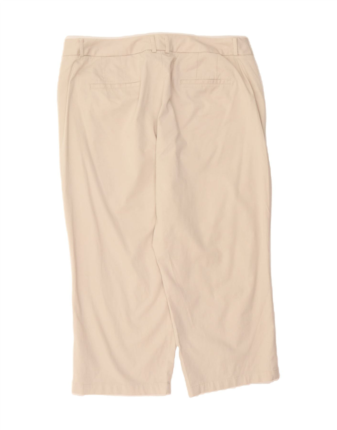 DOCKERS Womens Straight Capri Trousers US 18 2XL W38 L22 Beige Classic Vintage Dockers and Second-Hand Dockers from Messina Hembry 