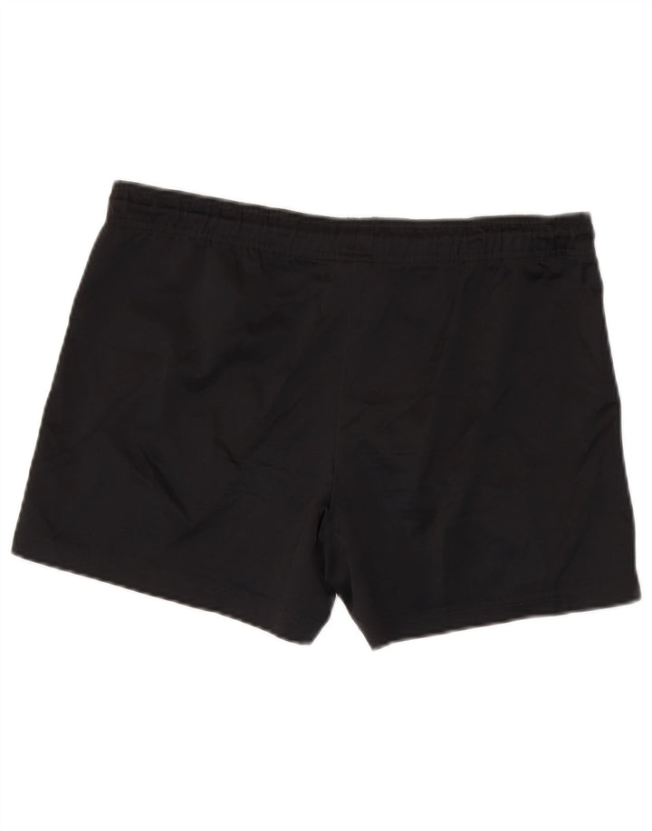Shorts esportivos femininos Adidas UK 14 grande poliéster preto
