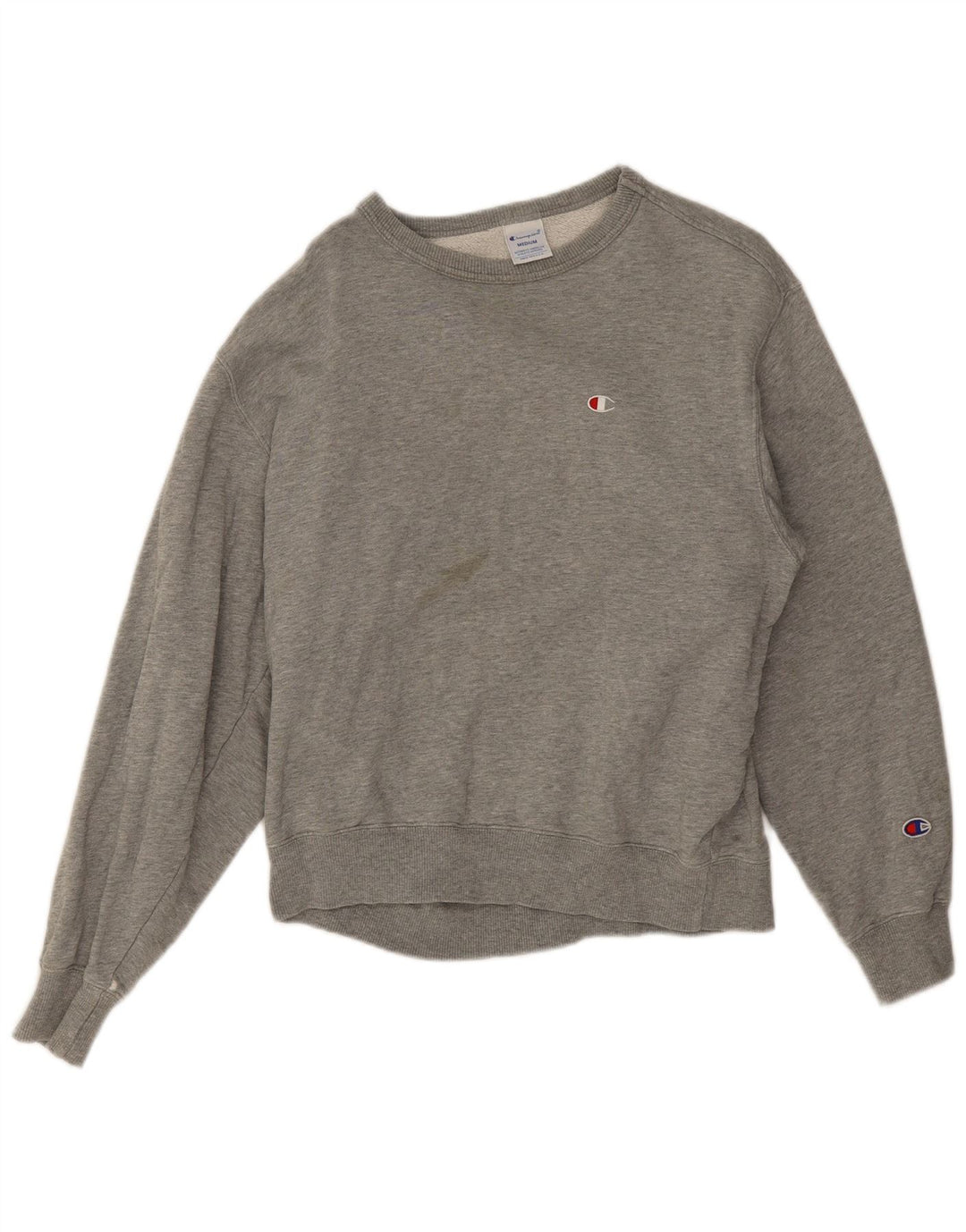 Champion moletom feminino jumper UK 14 cinza médio manchado