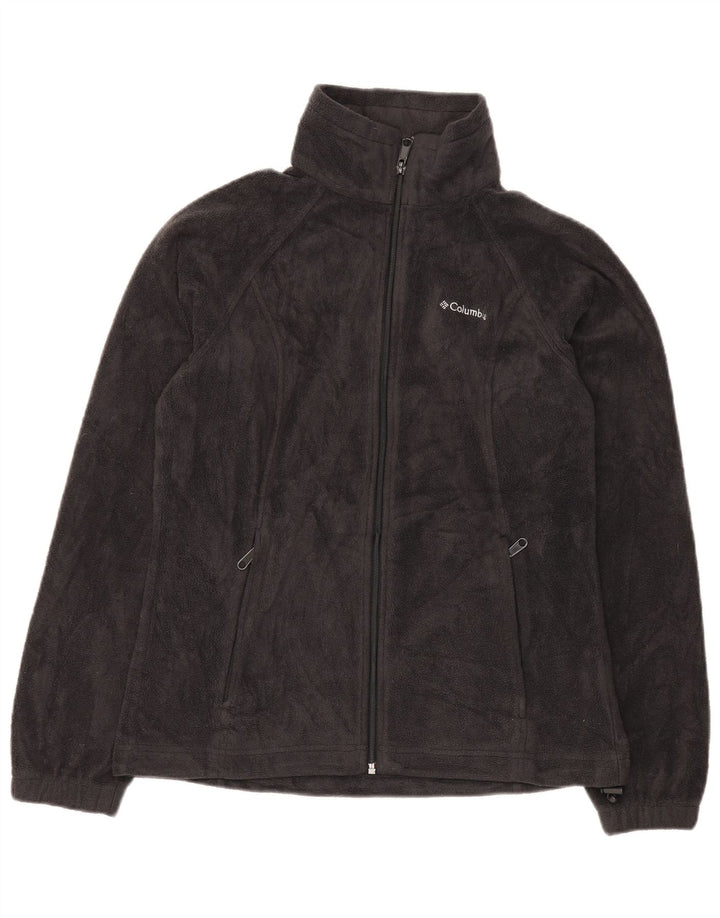 Jaqueta de lã feminina COLUMBIA UK 14 poliéster preto médio