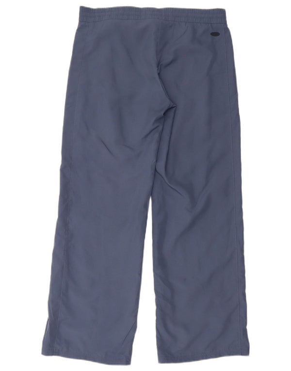 Calças de treino femininas Adidas UK 6 XS azul marinho poliéster