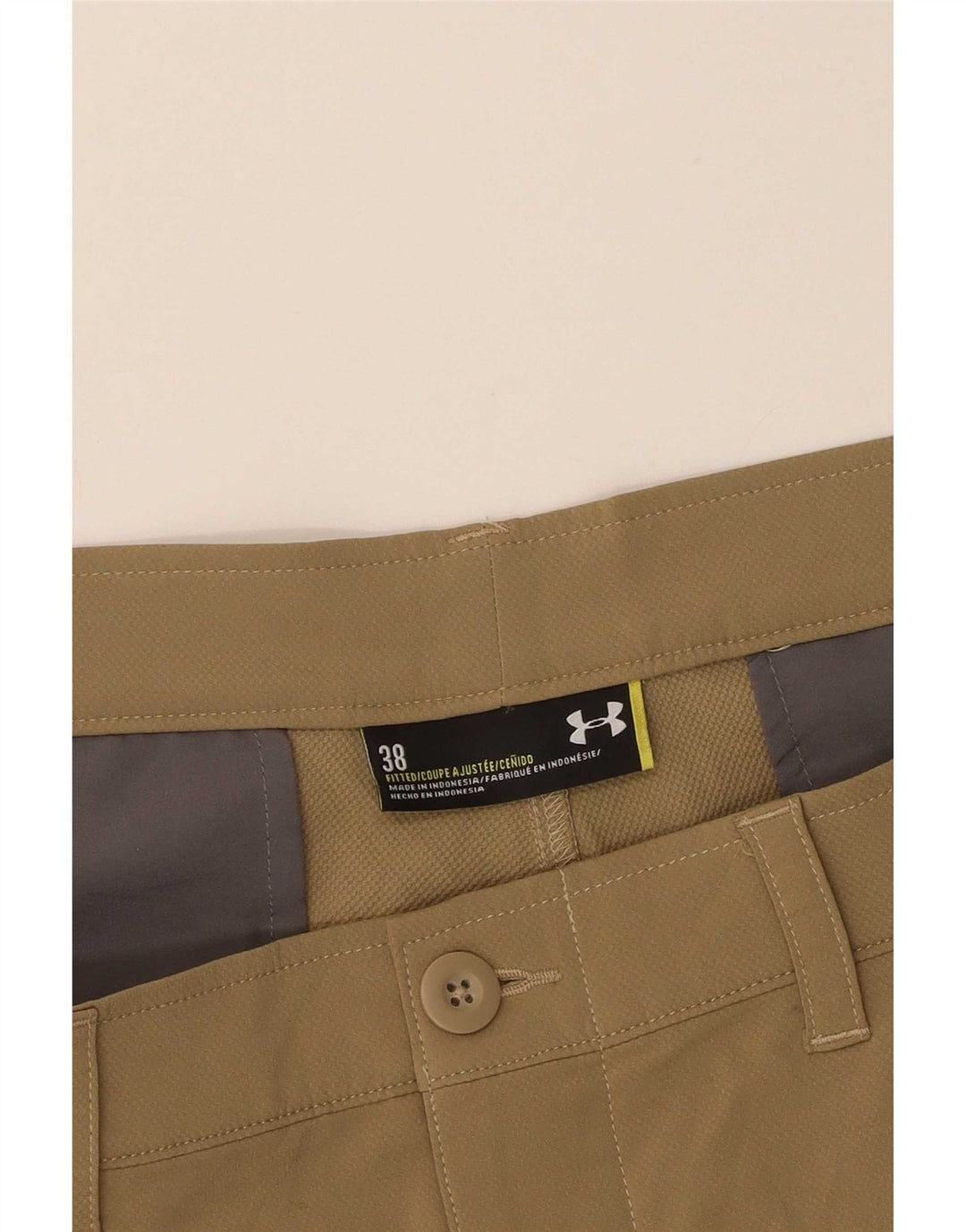 Shorts casuais masculinos Under Armour W38 XL marrom