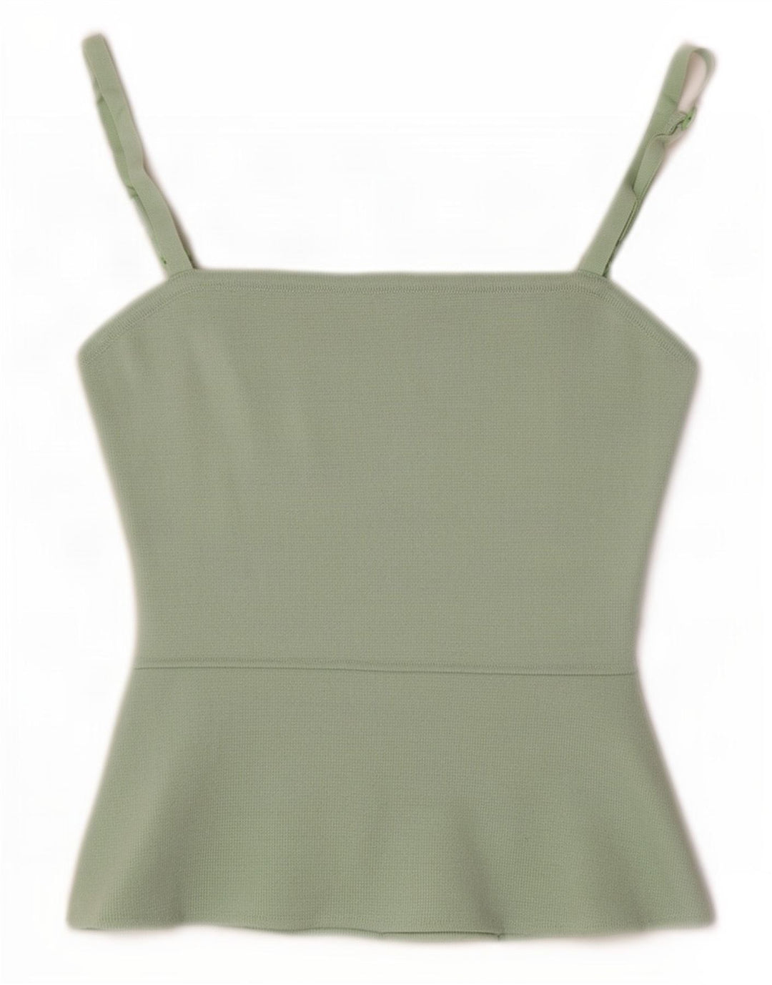 Zara Womens Crop Cami Top UK 4 XS Verde