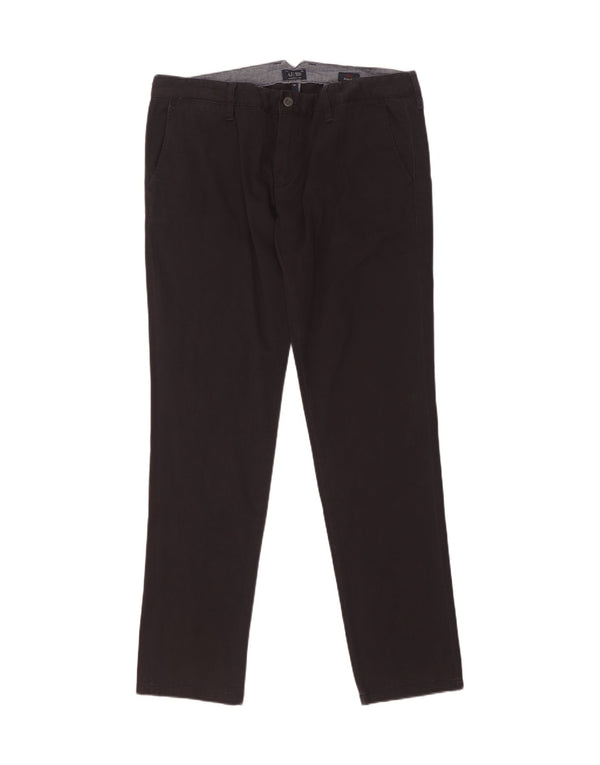 Calça Chino Masculina Armani Extra Sim Fit W36 L35 Algodão Preto