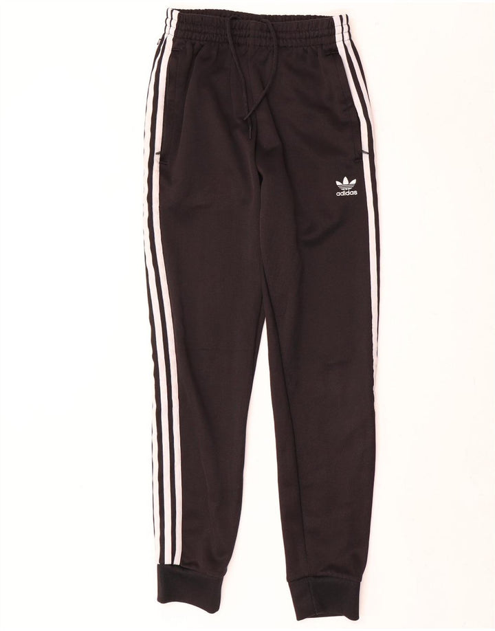Adidas Mens Treino Calças Joggers Pequeno Poliéster Preto