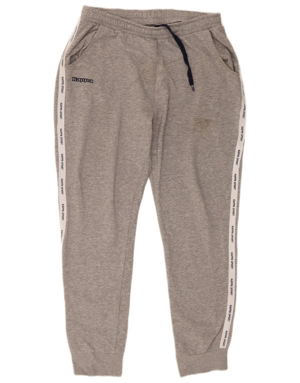 Calça de treino masculina Kappa Graphic Joggers XL cinza Colourblock