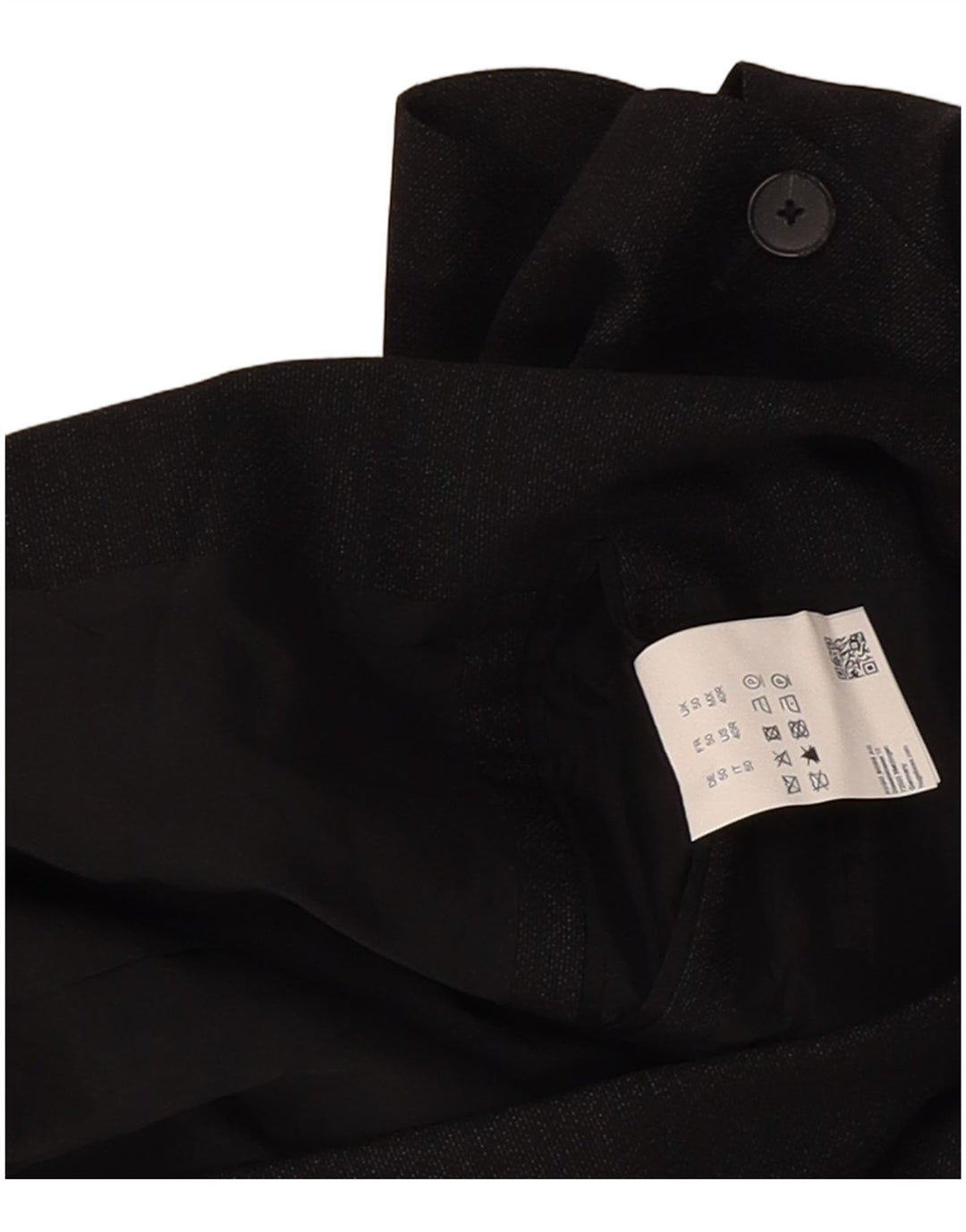 Jaqueta blazer masculina de 2 botões Hugo Boss Reino Unido 50 grande lã virgem preta