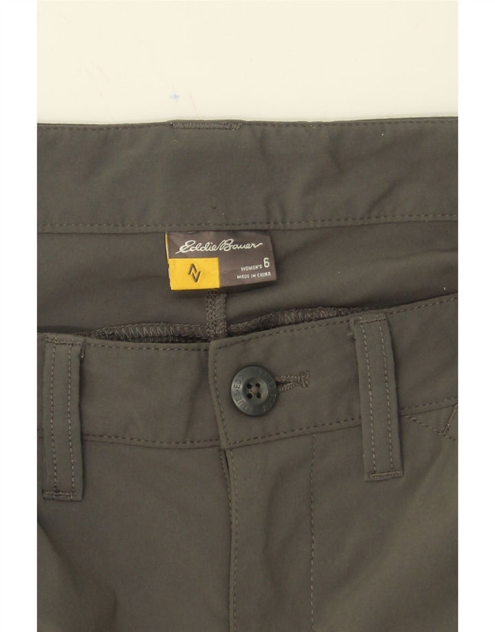 EDDIE BAUER Womens Cargo Capri Trousers US 6 Medium W32 L21 Grey Nylon Vintage Eddie Bauer and Second-Hand Eddie Bauer from Messina Hembry 