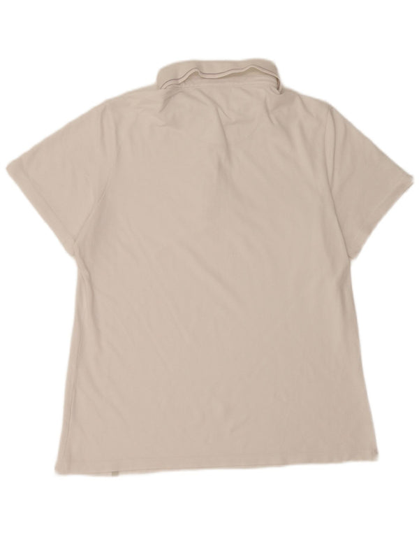 Camisa polo feminina Champion Easy Fit UK 18 XL branca