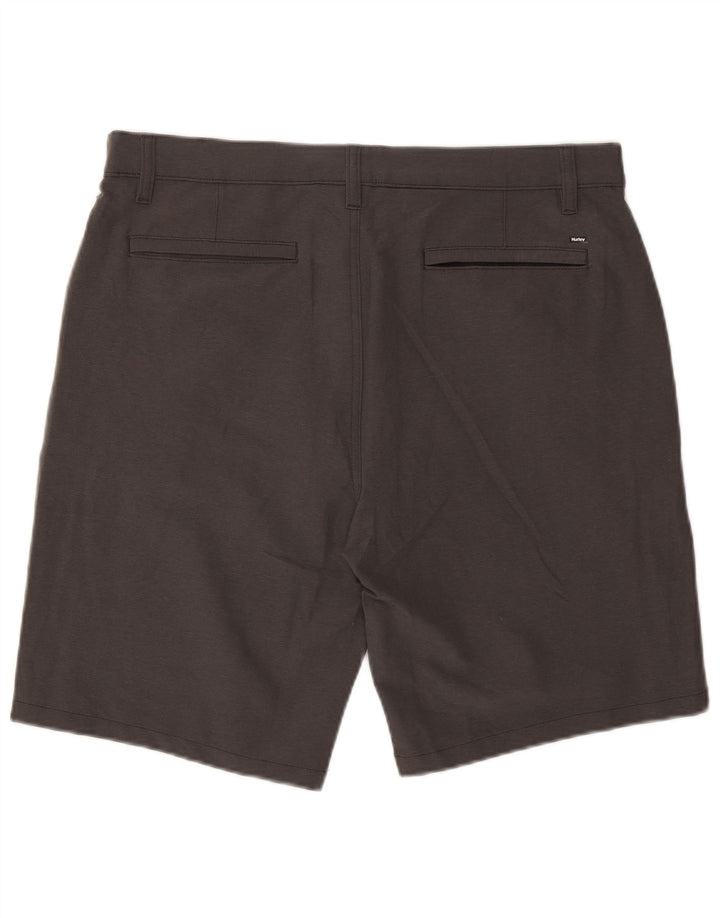 Hurley Mens Chino Shorts W36 Grande Cinza Poliacrílico