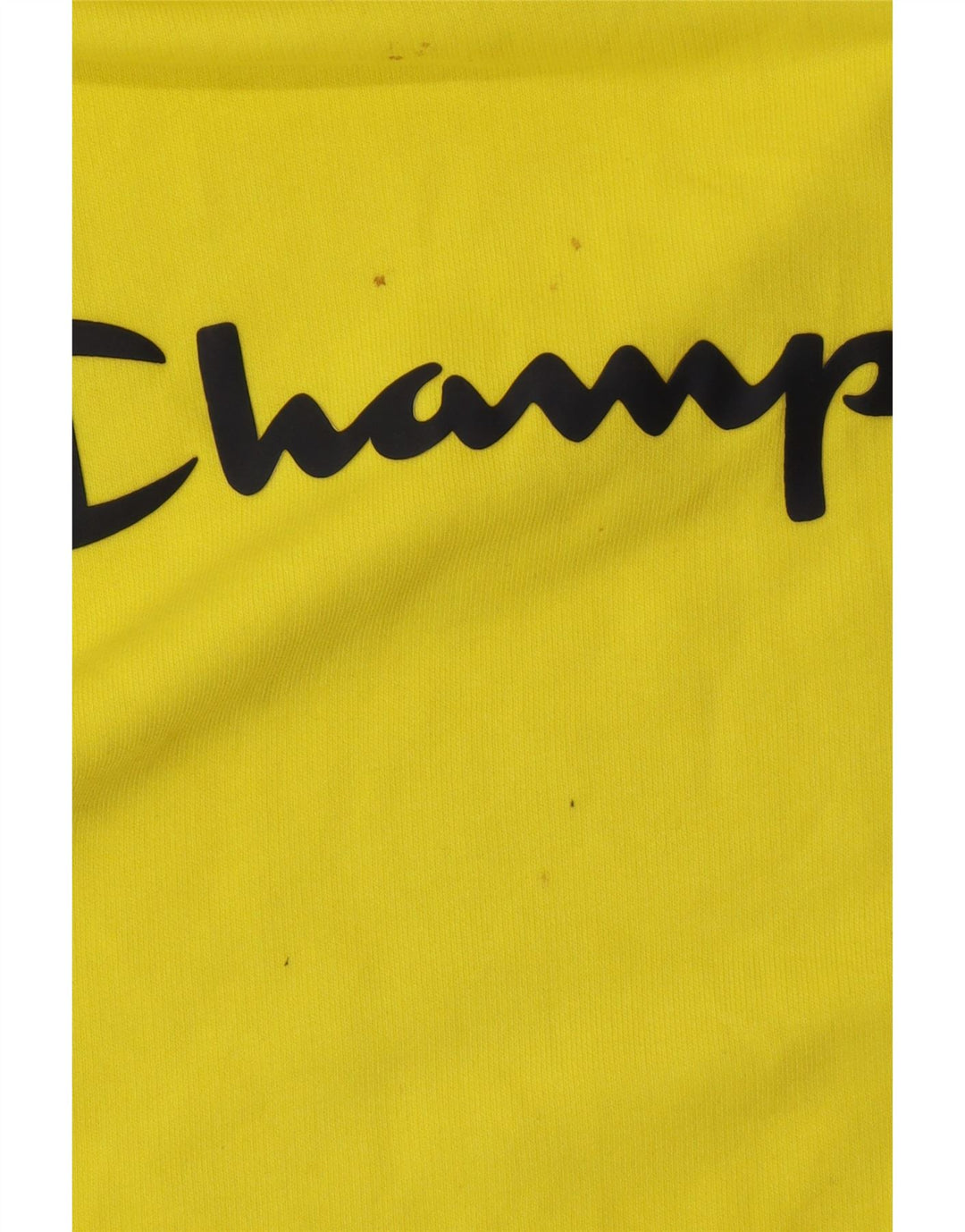 Jumper masculino com capuz gráfico Champion grande algodão amarelo
