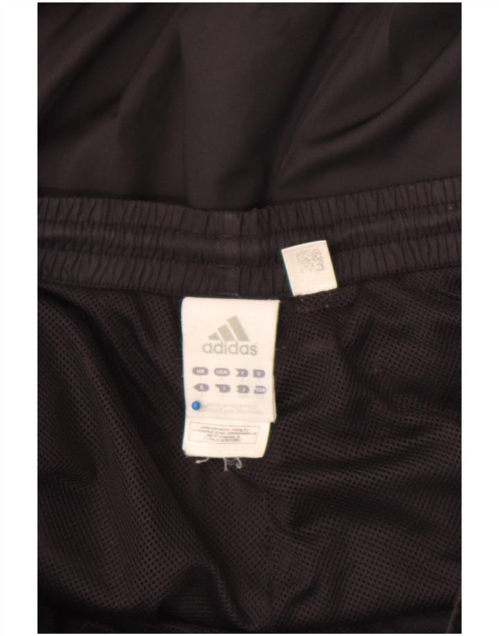 Calça de treino masculina Adidas Joggers grande preto colorblock poliéster