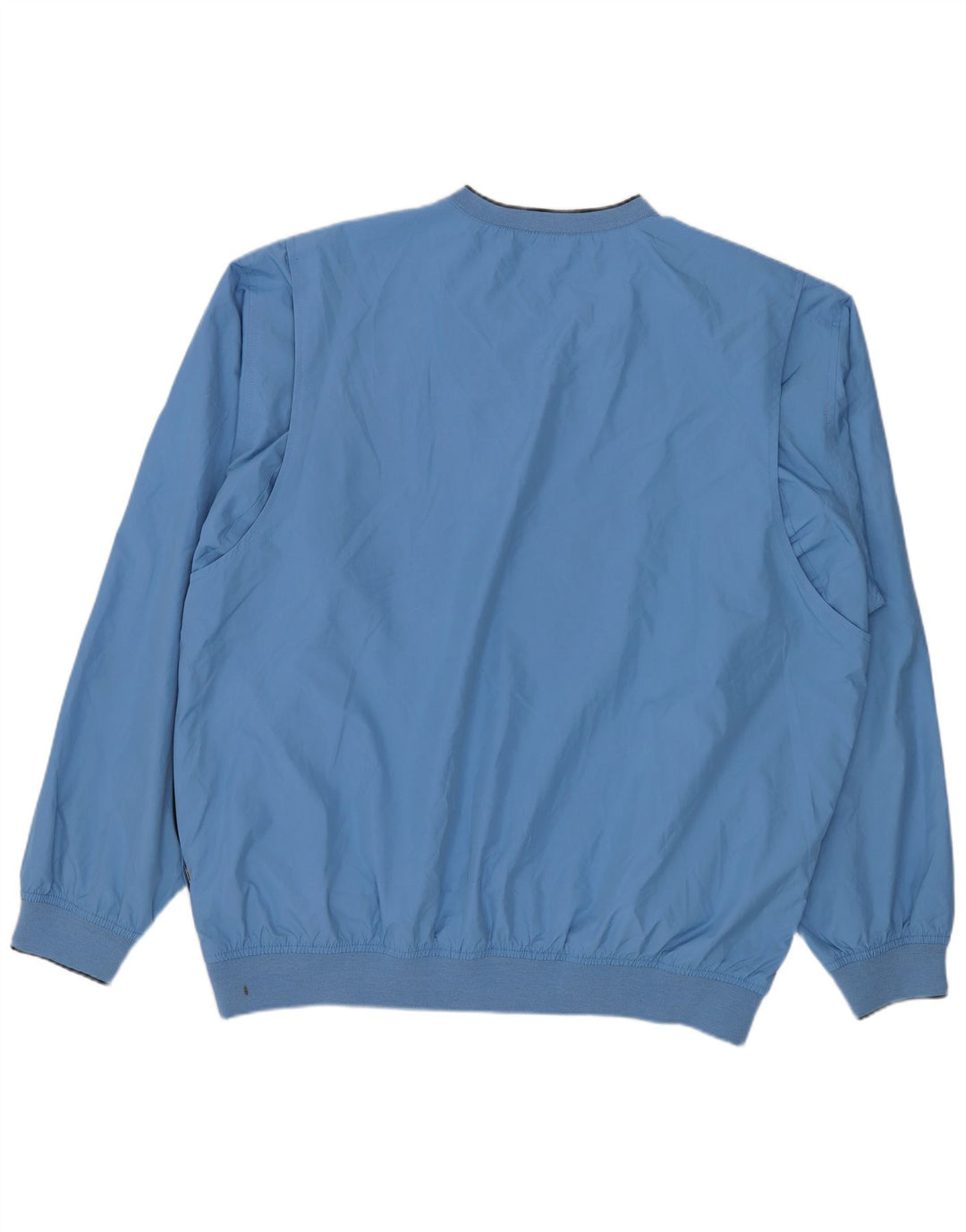 Izod Mens Pulôver Treino Top Grande Poliéster Azul