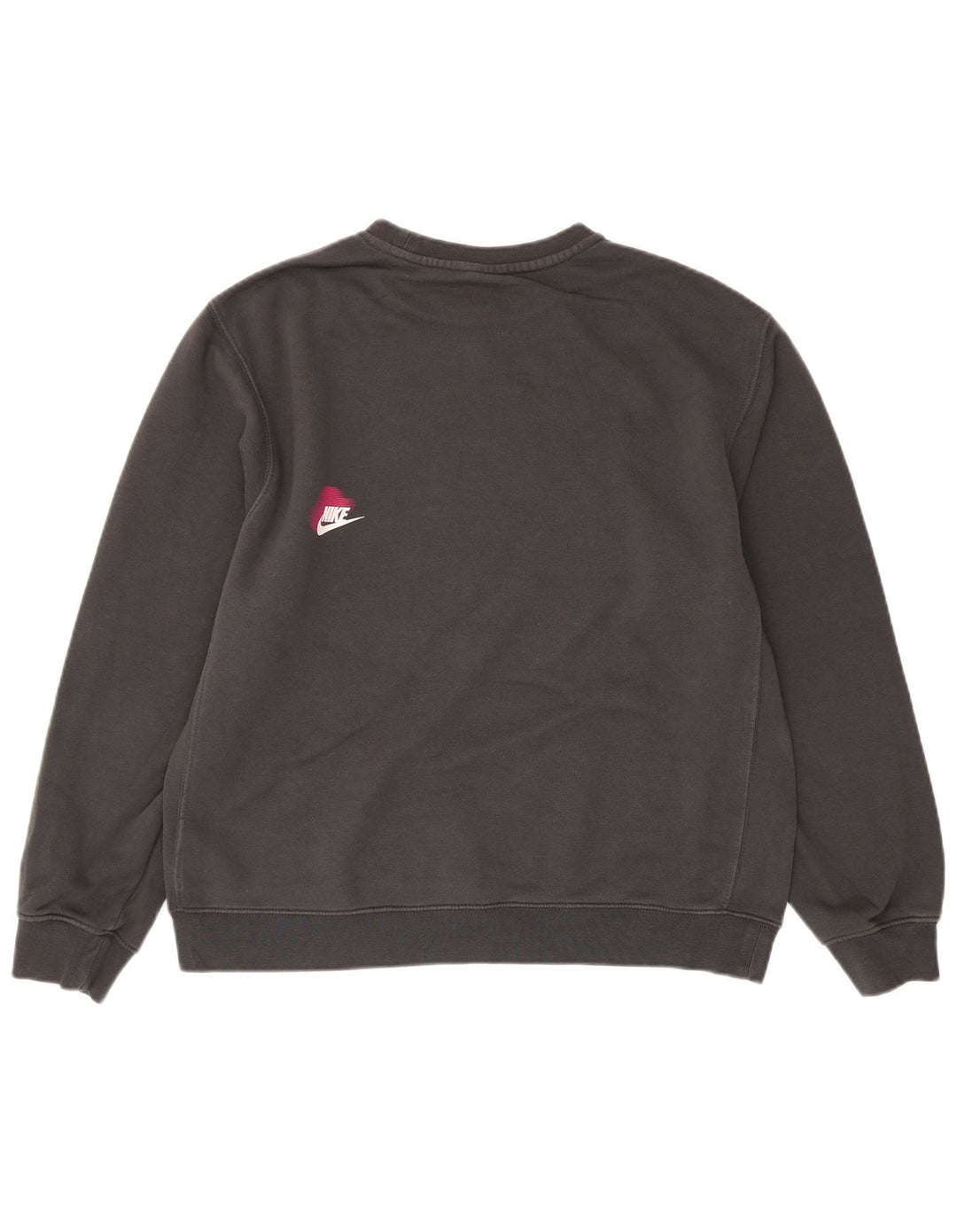 Moletom gráfico masculino Nike Jumper médio cinza algodão