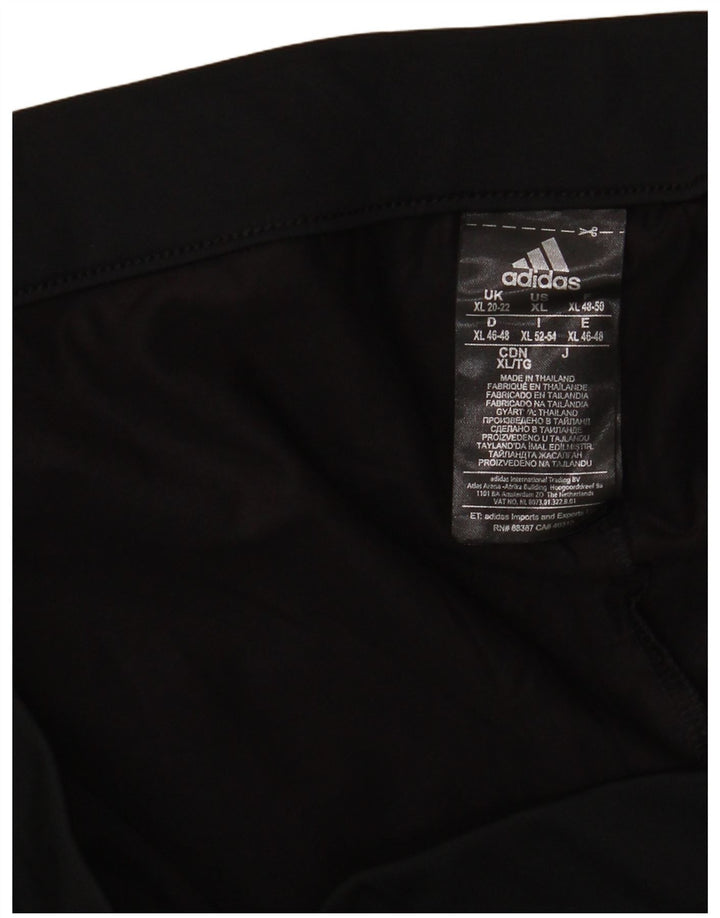 ADIDAS Mulher Climalite Skort UK 20/22 XL Preto Poliéster