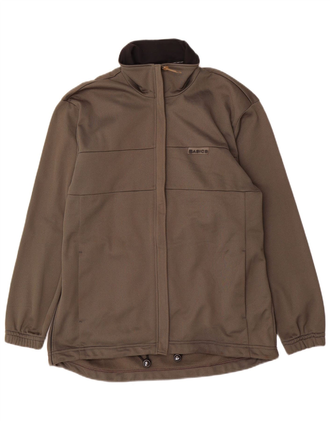 ASICS Womens Loose Fit Tracksuit Top Jacket Reino Unido 14 Médio Caqui